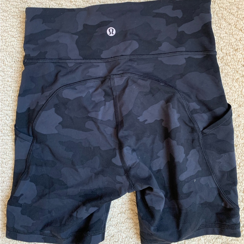 lululemon athletica Dark Camo Bike Shorts